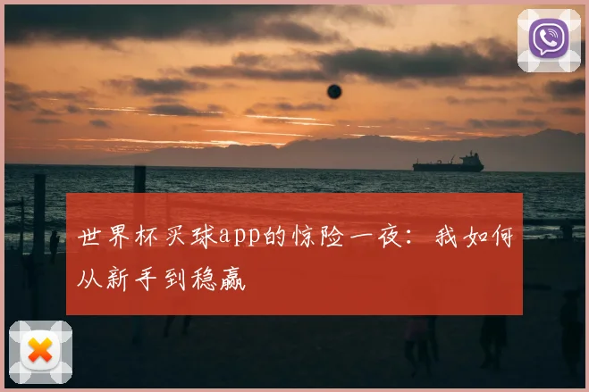 世界杯买球app的惊险一夜：我如何从新手到稳赢
